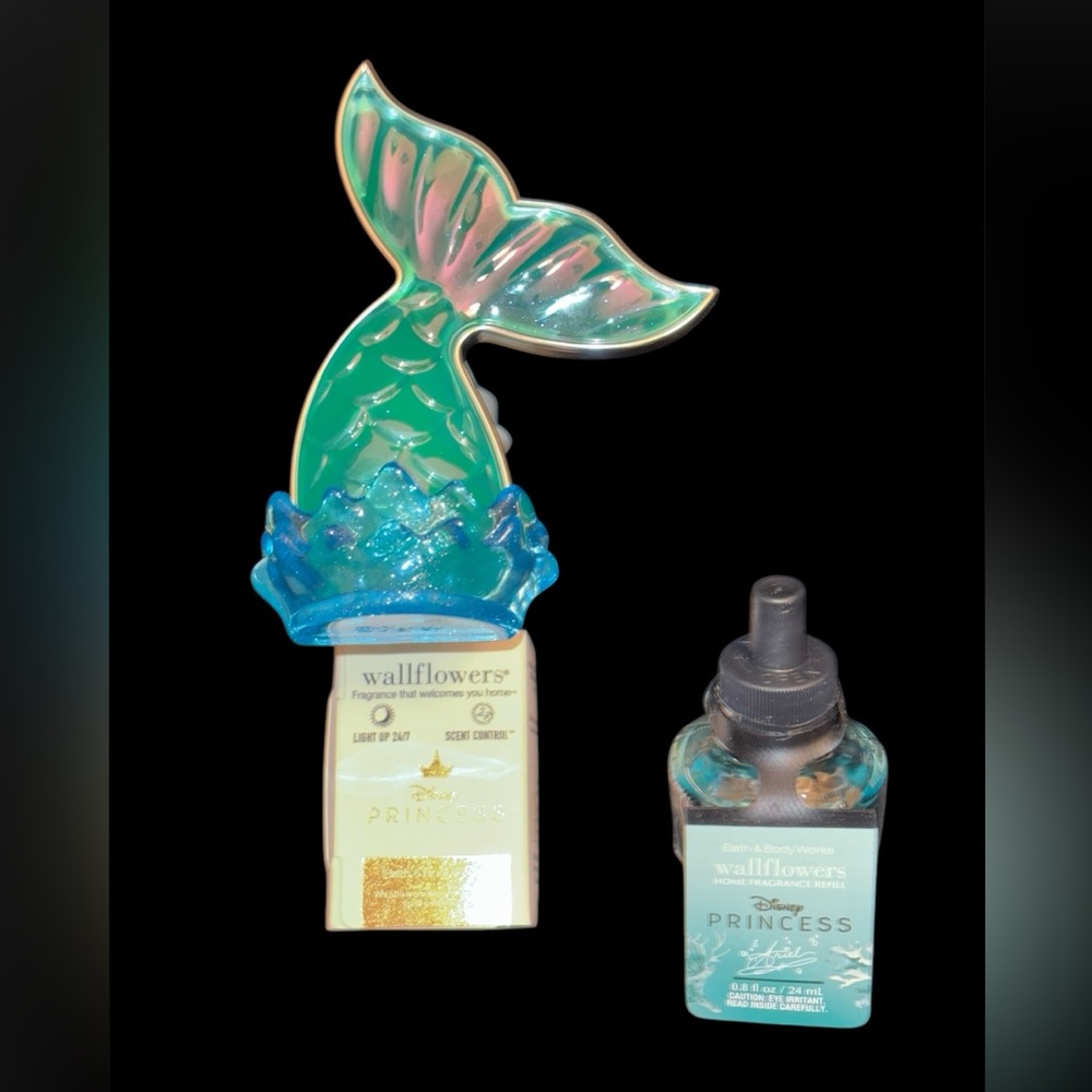 Disney Princess Ariel Wallflowers Adjustable Scent Nightlight Plug-In & Refill